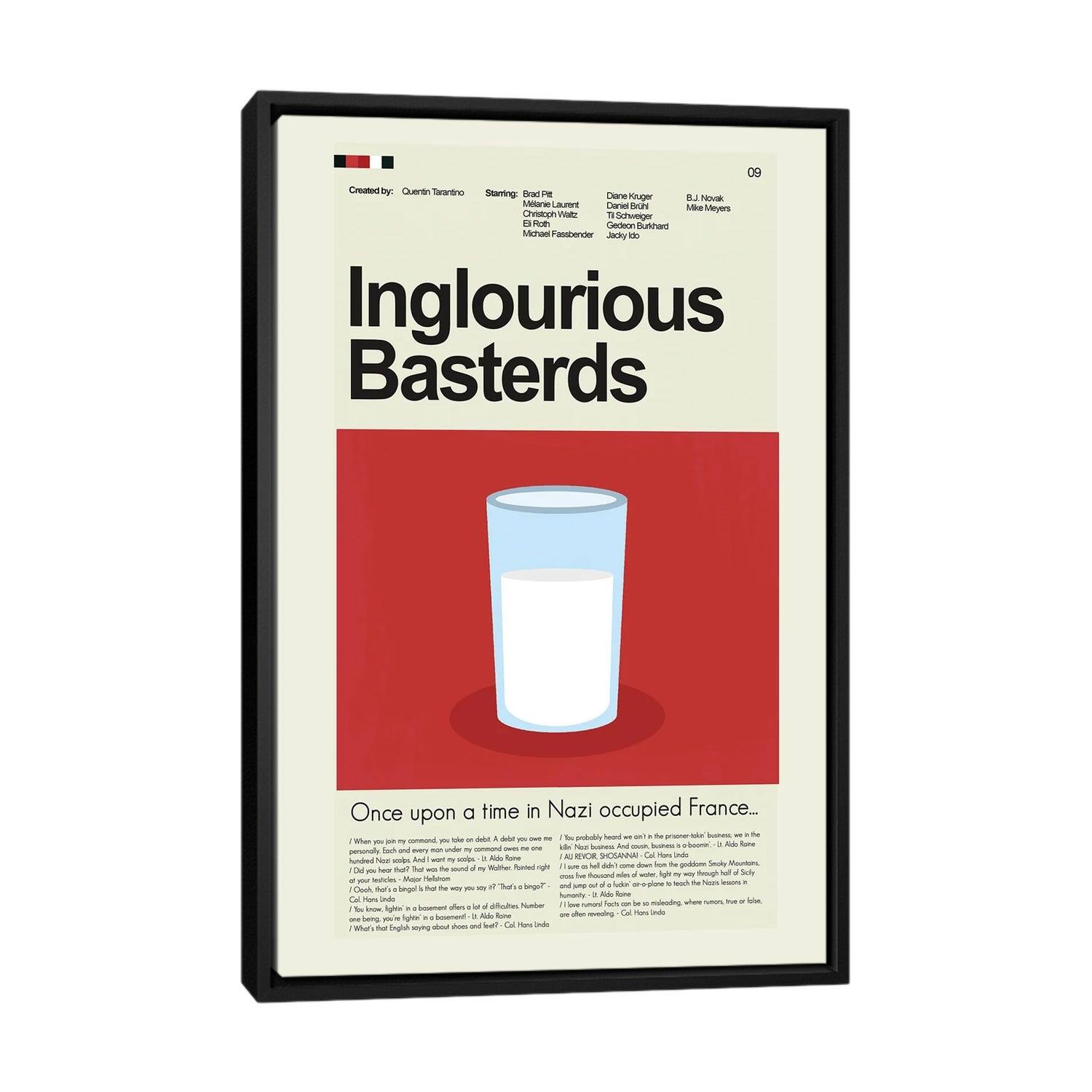 iCanvas "Inglourious Basterds" by Prints and Giggles by Erin Hagerman